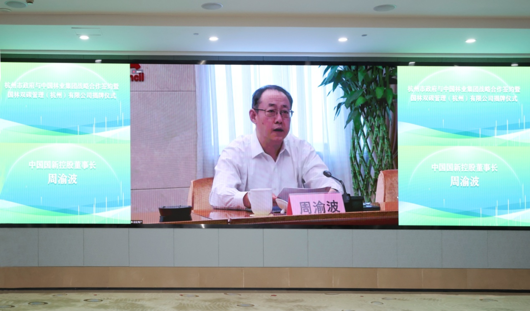 中林集团与杭州市政府举行战略合作签约暨双碳平台揭牌仪式(图4)